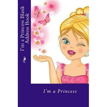 i m a princess blank address book walmart com