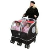 Warm as a Lamb - Twin Stroller Winter Coat Cover, Black