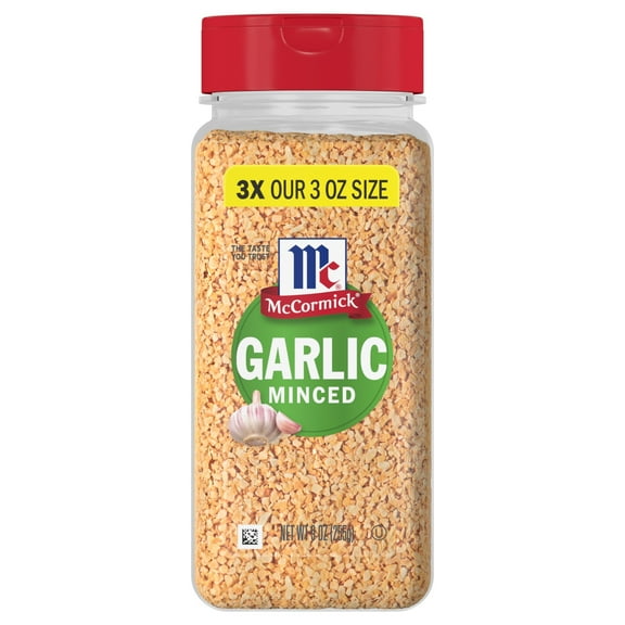 McCormick Kosher Minced Garlic, 9.0 oz Bottle