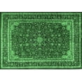 thumbnail image 1 of Ahgly Company Indoor Rectangle Medallion Emerald Green Traditional Area Rugs, 3' x 5', 1 of 4