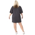 thumbnail image 3 of Pusheen Womens Grey Oversized Short Sleeved T-Shirt, 3 of 5