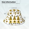 thumbnail image 3 of Kdxio Reflective Bucket Hat - Sunflower Gnome Print Bucket Hat for Men,Women, 3 of 6