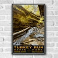 thumbnail image 2 of Turkey Run Indiana State Park Vintage Travel Poster / Postcard WPA Style Retro Art Print, 2 of 4
