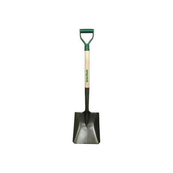 Union Tools 42106 8-5/8" Square Point Digging Shovel W/ D-Grip Handle