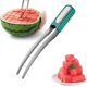 thumbnail image 1 of Cortador de sandía, cortador de sandía de acero inoxidable, cortador de sandía esencial para la cocina, divertido, para frutas, verduras y ensaladas, herramienta de corte rápido, regalo para, 1 of 5