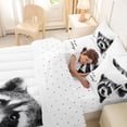 thumbnail image 4 of Erosebridal Cute Raccoon Kids Twin Bedding Sets 7-Piece, 3D Animal Print Bedding Comforter Set, 4 of 7