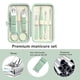 thumbnail image 4 of Juego de manicura cortaúñas para hombres y mujeres, cortadores de uñas de acero inoxidable, herramientas de cuidado personal con estuche de viaje portátil, kit de aseo para hombres, mujeres, familiare, 4 of 5