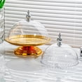 thumbnail image 7 of 1Pcs Acrylic Cake Dome Cover with Handle, Robust Round Plastic Cake Stand Topper, Dust Proof Display Lid for Desserts Cupcakes, Reusable Food Storage Cover for Parties Weddings Clear1, 7 of 7
