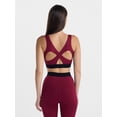 thumbnail image 4 of Avia Women's Flocked Banded Shine Sports Bra, Sizes XS-XXXL, 4 of 6