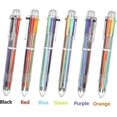 thumbnail image 2 of 12 Pack Multicolor Pens, 6-in-1 Multicolor Retractable Ballpoint Pens With Crday 0.7mm, Funny, 2 of 5