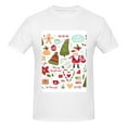 thumbnail image 4 of Bingfone Snowflakes Santa Claus Men'S Loose Fit Short-Sleeve Pocket T-Shirt, 4 of 7