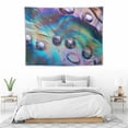 thumbnail image 3 of ONETECH  Multicolor Tapestry, Blue Green Abalone Shell Wall Hanging Large Tapestry Psychedelic Tapestry Decorations Bedroom Living Room Dorm, 3 of 7