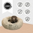 thumbnail image 6 of Best Friends by Sheri Original Calming Donut Shag Cuddler, 36x36 Taupe, 6 of 8