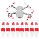 thumbnail image 1 of Hélice De Drones Pala De Hélice Accesorios De Drones Rc Piezas De Drones RC Drone Hélice Cuchillas Tornillos Kit Accesorios Repuestos Aptos Para DJI MAVIC Mini DroneRed ANGGREK Otros, 1 of 8