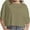Khaki green, variant on Tshirts for Women Drop Shoulder Round Neck Oversized Crop Tops Workout Tops Tees