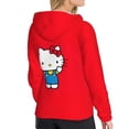 thumbnail image 4 of Lsque Sanrio Pattern Casual Women's Hoodie,Hooded Sweatshirt with Kangaroo Pocket,Pullover Hoodie with Eye-catching Drawstrings-XX-Large, 4 of 8