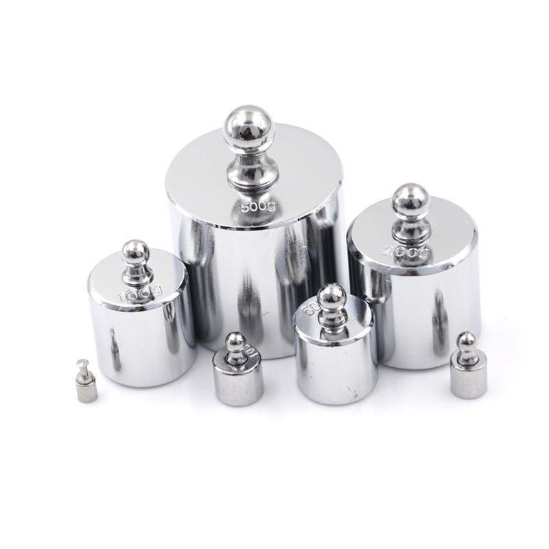 10g 100g 200g 500g For Weigh Scale Silver Calibration Weight Chrome Plating Gram 
