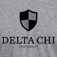 thumbnail image 3 of CafePress - Delta Chi Vertical Black Logo T Shirt - Mens Tri-blend T-Shirt, 3 of 4