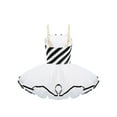 thumbnail image 2 of YiZYiF Girls Camisole Candy Cane Striped Ballet Tutu Dance Dress Figure Skating Christmas Costume Black-A 4, 2 of 7