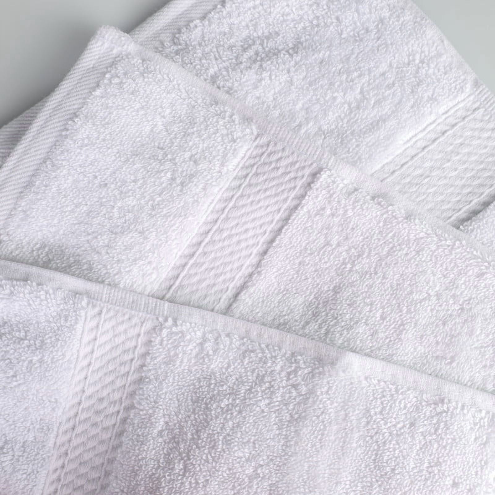 Superior 800 GSM Egyptian Cotton 4-Piece Hand Towel Set, Soft Ultra Absorbent Towels, Black