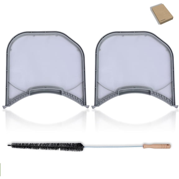 2-Pack Lint Filter Stainless Steel Mesh Screen Replacement for LG DLE3500W00 DLGX4271W DLEX3500W DLEX3700W DLEX4000W Dryer