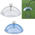 thumbnail image 4 of EDTara Bird Feeder Clear Protective Dome Anti-squirrel Rain-proof Hanging Hummingbird Rain Cover Guard Baffle With Hooks, 4 of 9