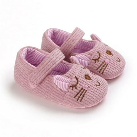 

Baby Shoes forBorn Boys Girls Cartoon Toddler First Walkers Buckle Cute Non-slip Cute Bear Shoes