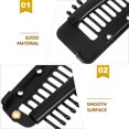 thumbnail image 3 of WASHWEPE 8Pack Hair Clips for Extensions Hair Fixing Metal Black for Daily Use, 3 of 8