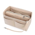 thumbnail image 1 of Felt Purse Insert Organizer Portable Cosmetic Bag Fit For Handbag Tote Various Bag, 1 of 5