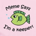 thumbnail image 2 of CafePress - Meme Says I'm A Keeper! Infant Bodysuit - Baby Light Bodysuit, Size Newborn - 24 Months, 2 of 4
