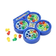 Magnetic Electric Fishing Game Toys, Rotating Fishing Game Board Plastic Material Rotate Game Board  For Kids For Home