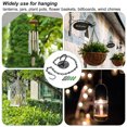 thumbnail image 5 of Unique Bargains S Shape Bracket 19.7 Inch Hanging Chain Wall Screw Mount Ceiling Hook Black 3 Set, 5 of 5