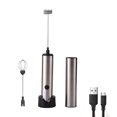 thumbnail image 1 of Espumador De Leche Eléctrico 3 Engranajes Máquina De Agitación De Leche Ajustable 800 Mah Burbujeador De Leche Automático Streamer Para Cocina Restaurante Cocina Vogacara HA013095-00, 1 of 7