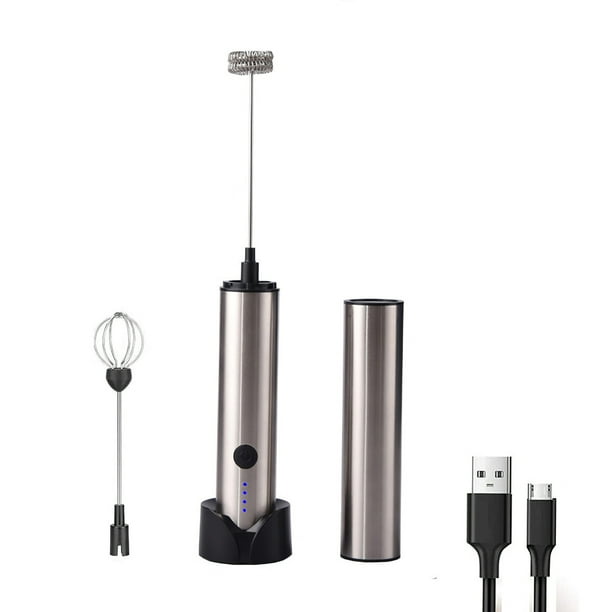 Billuyoard Espumador de leche eléctrico 3 engranajes Máquina de agitación de leche ajustable 800 mAh Burbujeador de leche automático Streamer para Electrodomésticos Billuyoard HA013095-00