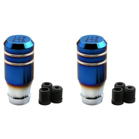 2X 3 Inch Bride Burnt Blue Universal Car 5 Speed Gear Shift Lever Manual Shifter Knob