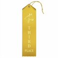 thumbnail image 2 of RibbonsNow Horse Show 3rd Place Ribbons – 50 Yellow Ribbons with Card & String, 2 of 4