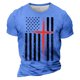 thumbnail image 1 of Camisetas de Manga Larga para Hombres Imprimir Casual Cuello Redondo Camiseta de Manga Corta, Camisetas de Manga Larga para Hombres Algodón, 1 of 4