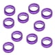 thumbnail image 1 of 10 Uds. Anillos de de goma suave empuñaduras insertar tijeras de para Púrpura shamjiam Empuñaduras de anillos de dedo, 1 of 8
