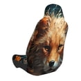 thumbnail image 2 of Wukai Floral Fox Full Set Car Seat Covers with Soft Padding Universal Auto Front Seats Protector and Cushion Mat, 2 of 5