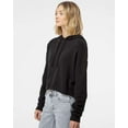 thumbnail image 2 of Independent Trading Co. Womens Lightweight Crop Hooded Sweatshirt, 2 of 5