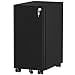 thumbnail image 3 of YITAHOME 3-Drawer Metal Filing Cabinet Office, Compact Portable Slim File Cabinet Drawers with Keys, Pre-Built Office Storage Cabinet for A4/Letter/Legal (Black), 3 of 4