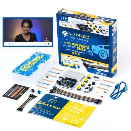 LINGO STEM Coding Kit - Build & Code Your Own Backup Sensor for Car - Learn Coding with Step-by-Step Guides - STEM Projects for Kids Ages 13+ Years for Birthdays & Holidays