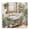 Botanical Bathroom Scene, variant on Stupell Industries French Country Peaceful Blue Bath Canvas Art, 17 x 17, by Charlene Olson