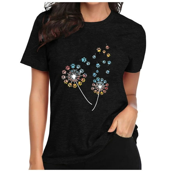 Womens Summer Tops Misses Long Sleeve Tops Too Women Loose Long Women Tee Woman Shirts Casual Blouse Sleeve Blouse Dressy T Shirt Pack Holiday Tee Stylish 2022 Undershirt XL