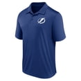 thumbnail image 2 of Men's Fanatics Branded  Blue Tampa Bay Lightning Left Side Block Polo, 2 of 3