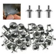 thumbnail image 2 of HLONK 100/200 Pcs Ensemble de Rivets à Tête Ronde Réutilisables en Aluminium Type Expansion, 2 of 11