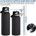 thumbnail image 4 of Straw Lid for Hydro Flask Wide Mouth, Flex Straw Lid for Hydroflask Wide Mouth 12 16 18 20 32 40 64 oz, Flexible Handle Cap Straw Lid Wide Mouth Replacement, 4 of 6