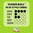 thumbnail image 4 of Pelota teaser Jolly Pets de Pet Toy, pequeña, 11 cm, color rojo, 4 of 7
