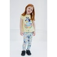 thumbnail image 2 of Bluey Floral Big Girls T-Shirt and Leggings Outfit Set Toddler to Big Kid, 2 of 5