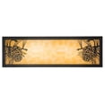 thumbnail image 4 of Meyda Tiffany 161521 Winter Pine 2 Light 5" Tall Wall Sconce - Brown, 4 of 6